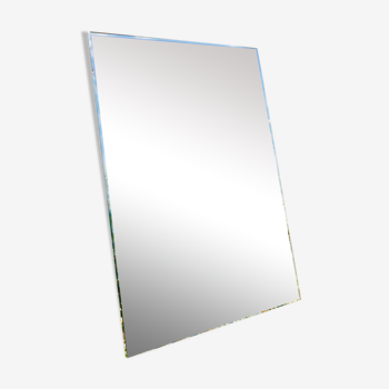 Rectangular bevelled mirror to lay 60cmx42 cm