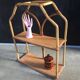 Rattan shelf
