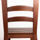 Set of 6 large Brutalist chairs in solid oak from the 1950s.