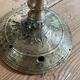 Five-branched brass candlestick