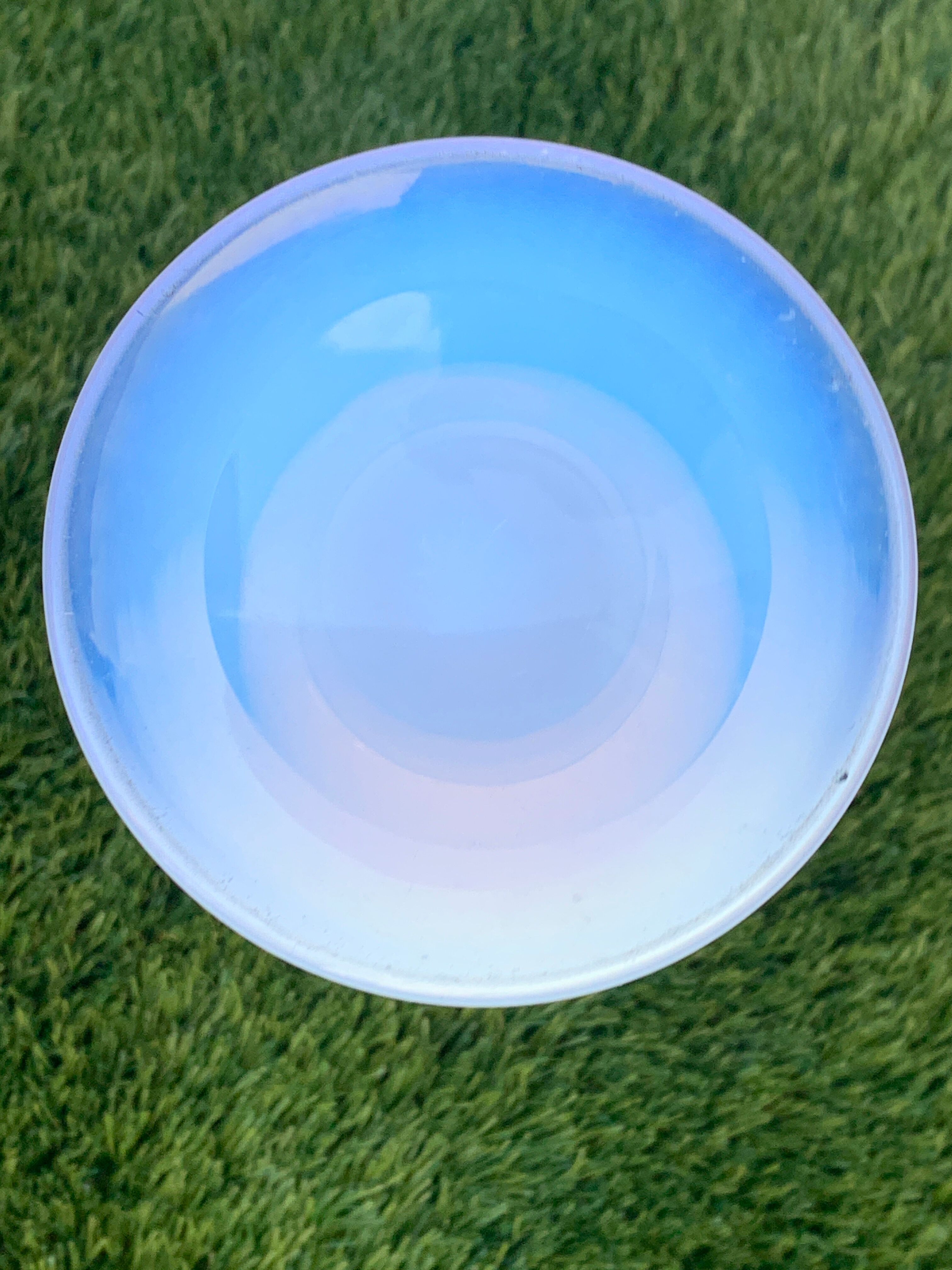 Opaline vase signed Sèvres, Paris