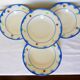 4 deep plates Gien model Bagatelle 210746
