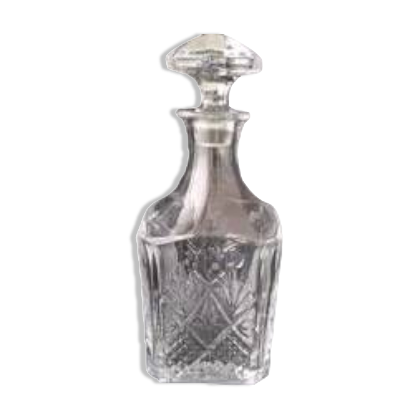 Arques crystal whiskey decanter Fontenay model in its original box