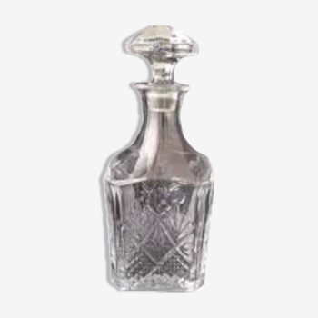 Carafe à whisky en cristal d'Arques Modèle Fontenay dans son coffret d'origine