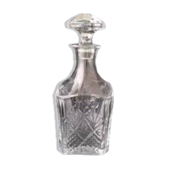 Carafe à whisky en cristal d'Arques Modèle Fontenay dans son coffret d'origine