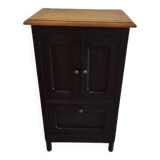 Sideboard, sideboard in black painted wood