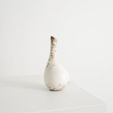 Swedish Mid Century White Vase by Hans Hedberg, 1950s