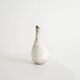 Swedish Mid Century White Vase by Hans Hedberg, 1950s