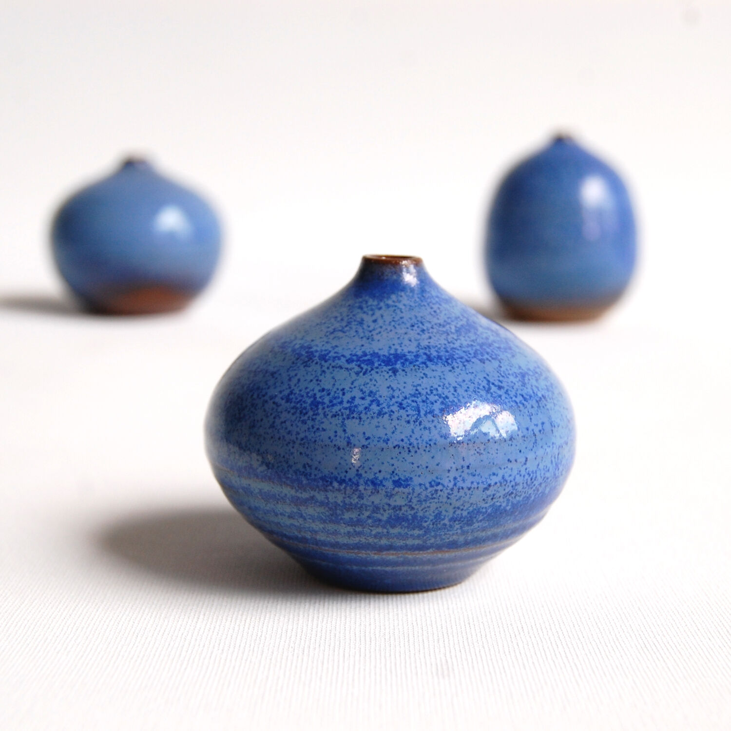 Antonio Lampecco Blue Ceramic Trio