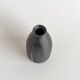 Black mid-century vase from West Germany