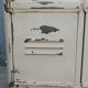 Vintage metal locker with 2 doors