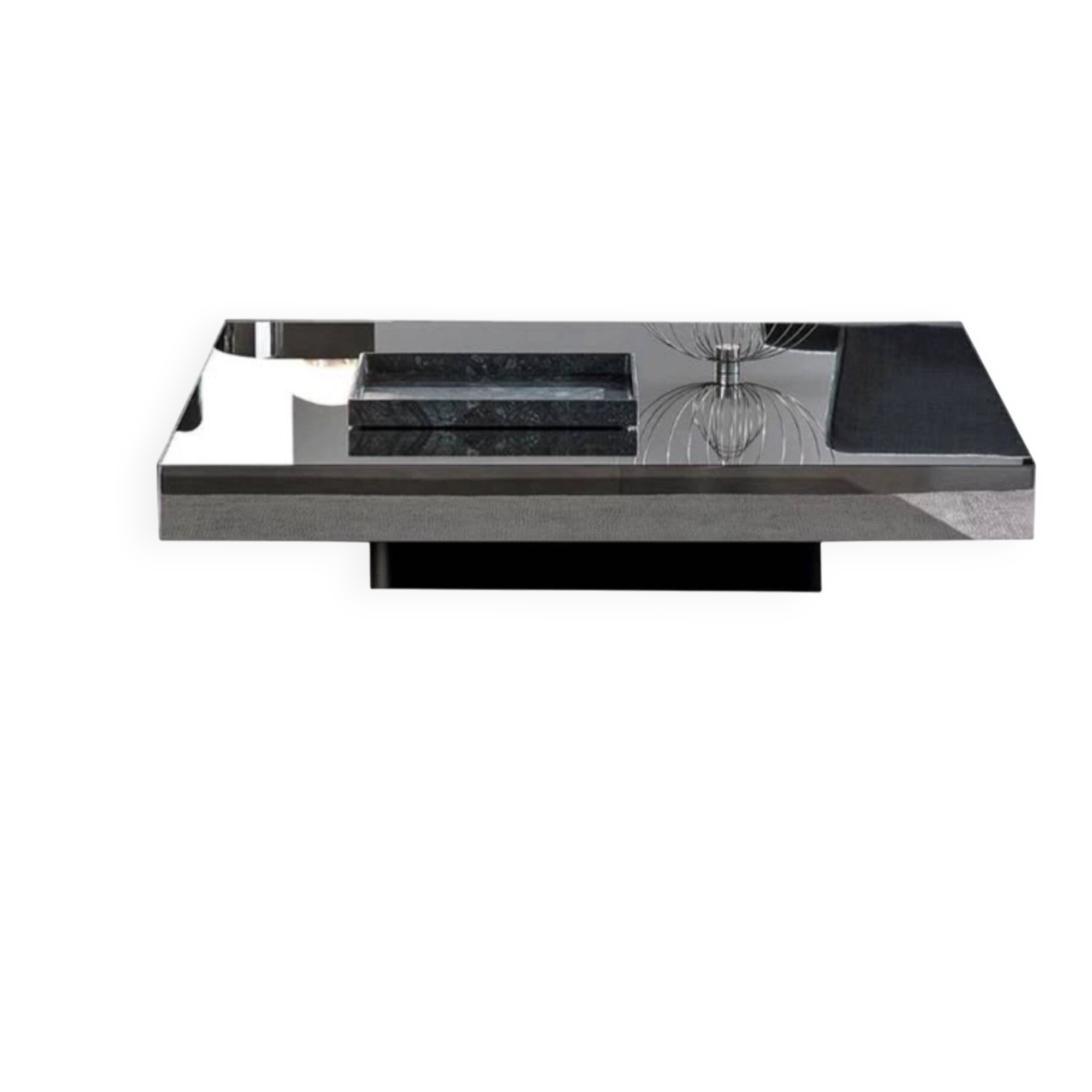 Mirror coffee table type Giovanni Ausenda / Willy Rizzo