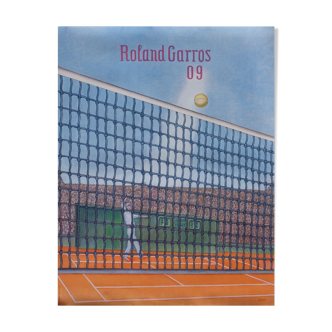 Official poster Roland Garros 2009 by Konrad Klaphek
