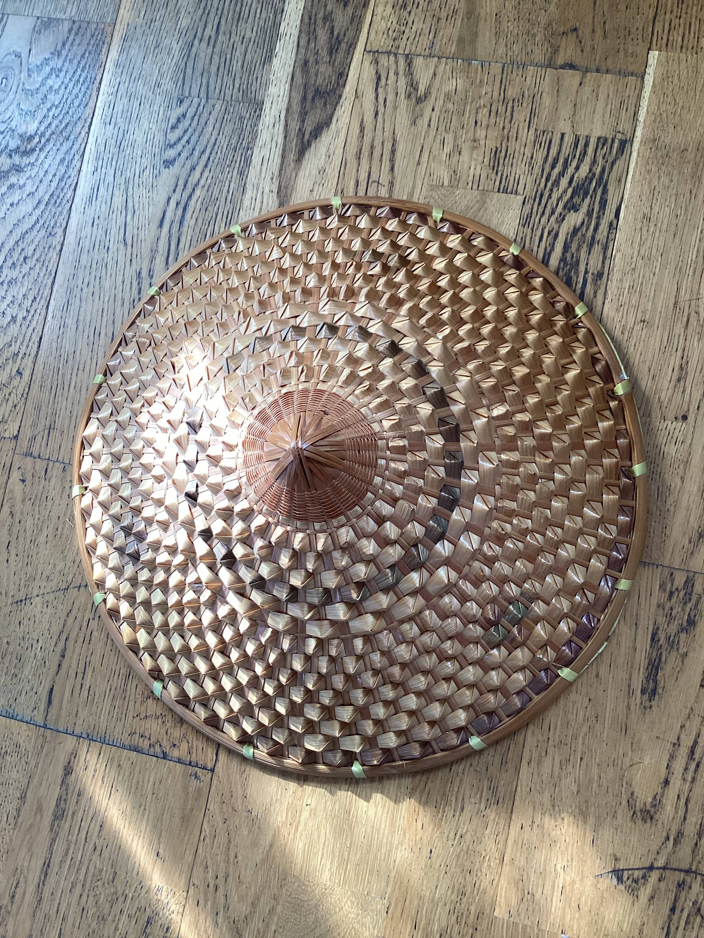 Asian hat dimensions: height -16 cm - diameter -42 cm -