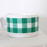 Large Arcopal x2 cups, vintage French