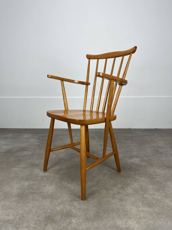 Chaise suédoise Akerblom à barreaux, design scandinave