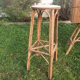 Bar en rotin vintage