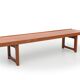 Bruksbo Scandinavian teak bench or coffee table