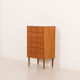 Commode en teck danois, années 1960