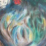 Tableau peinture ancienne nature morte aux fleurs