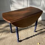 Table rustique à battants