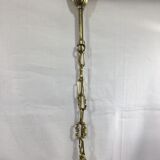 Chandelier 3 lights bronze and crystal