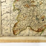 Old map of the Franche Comté Gérard Valk 1690