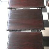Wooden nesting table. 3 small nesting tables.