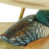 Artiflex Duck Lamp Design Brass Resin Travertine Malevolti