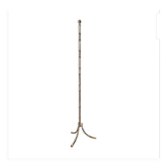 Floor lamp tripod brass decoration bamboo
