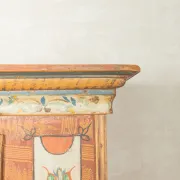 18th century farmer's cabinet with hand painting