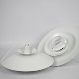 Pair of 2 vintage pendant lamps Volga by Kurt Wiborg, Jeka, 1980s