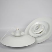 Pair of 2 vintage pendant lamps Volga by Kurt Wiborg, Jeka, 1980s