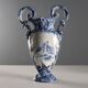 Ancient triptych of vases Giuseppe Mazzotti Albissola 20th Century