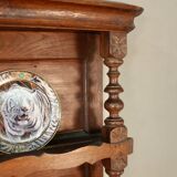 Estanier or bibus in oak nineteenth