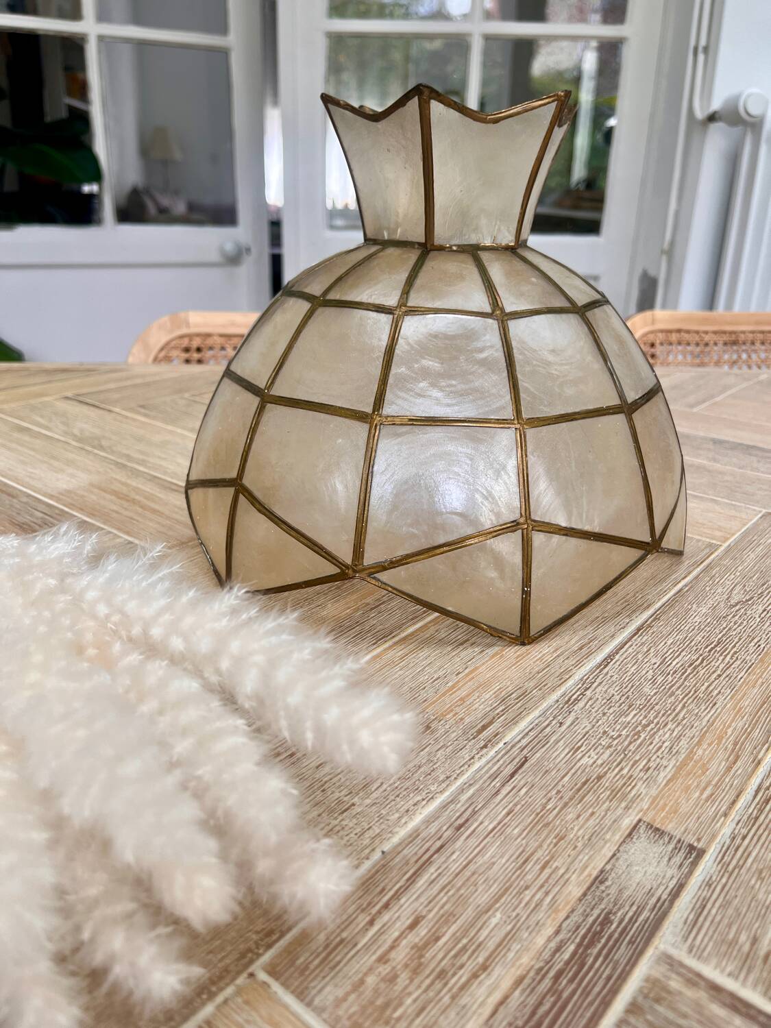 Suspension en nacre - Toile