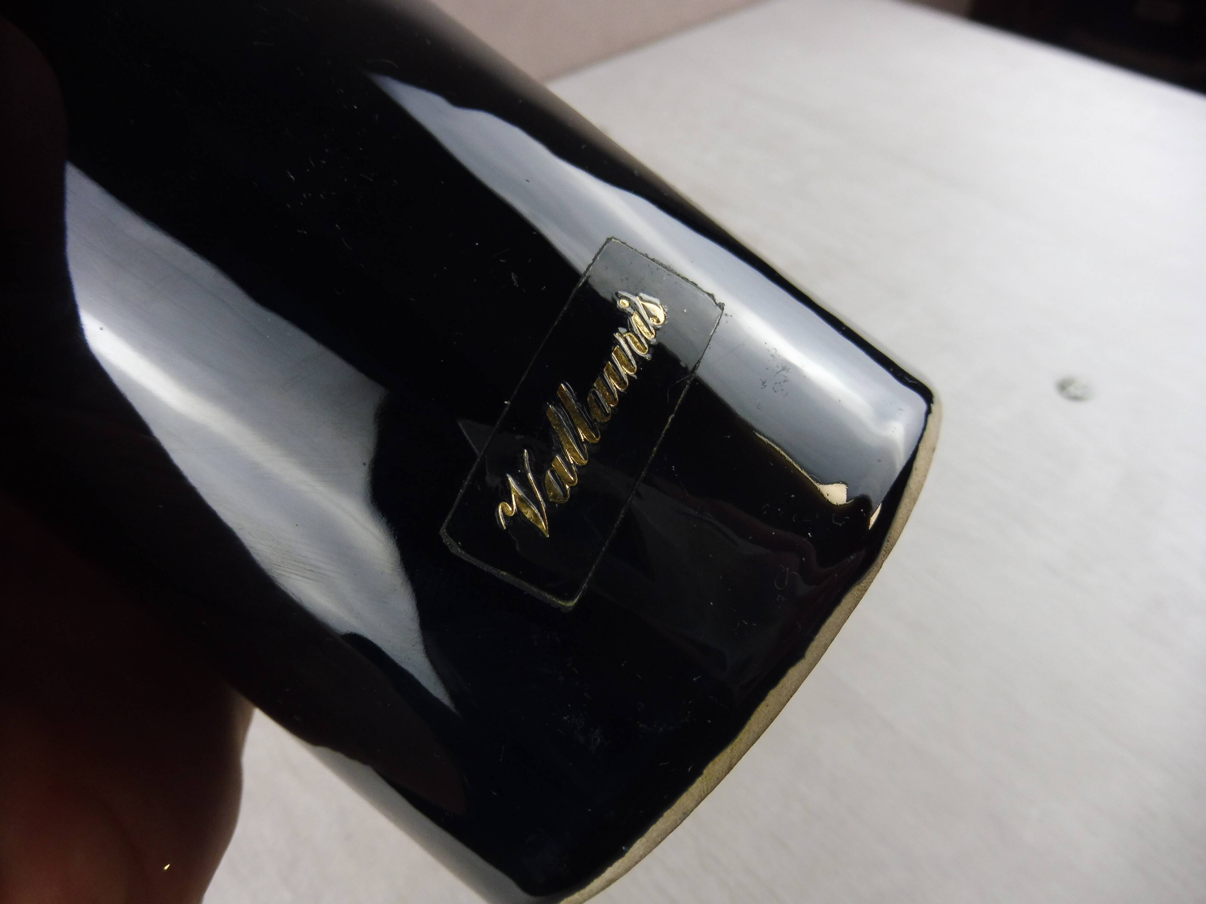 Old roll vase, sea foam, Fat Lava, Vallauris