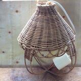 Hanging lamp wicker