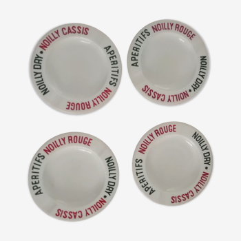 Vintage advertising ashtrays NoillyRouge -Noilly Dry