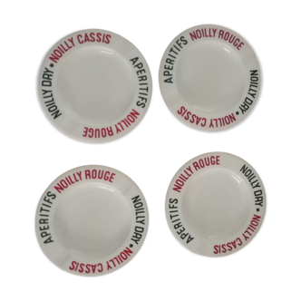 Vintage advertising ashtrays NoillyRouge -Noilly Dry