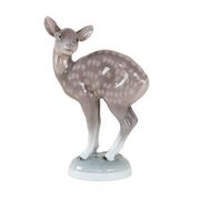 Porcelain deer figurine, Danish design, 1970s, manufacturer: Bing & Grøndah
