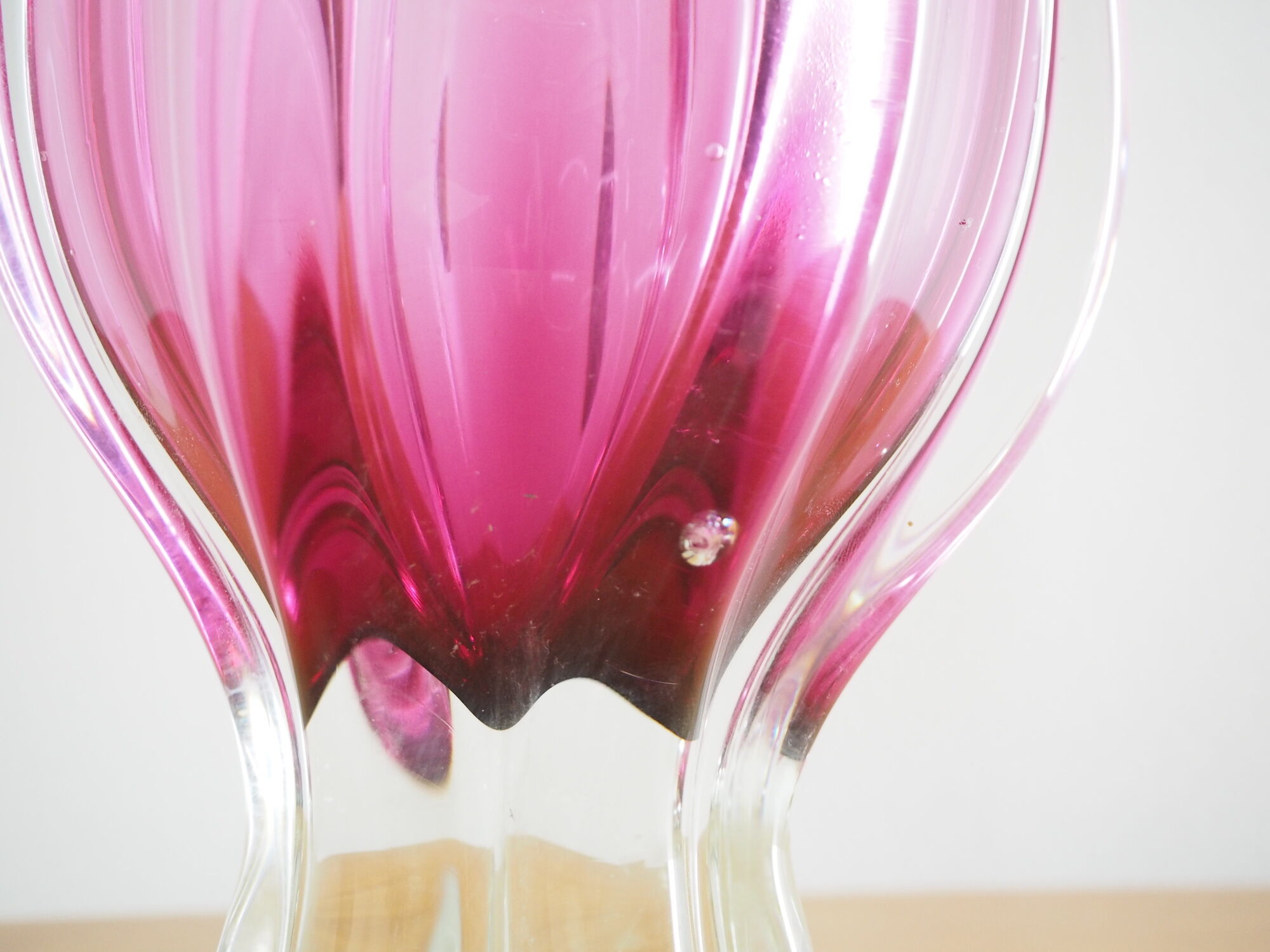 Art Glass vase by Josef Hospodka for Chribska Glassworks, 1960s