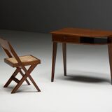 Tripod desk by Jacques Adnet, France, 1950s