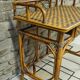 Hairdresser, bamboo and rattan desk 1970