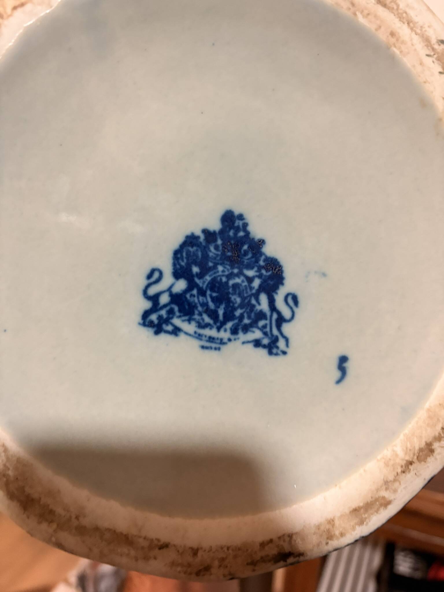 Old Fruit Wine Cooler Victoria Ware Ironstone Porcelain