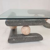 Fossil Stone Coffee Table, 1980s