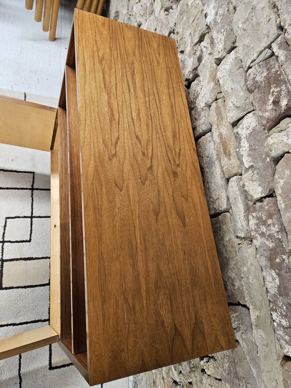 Small vintage bookcase 1970