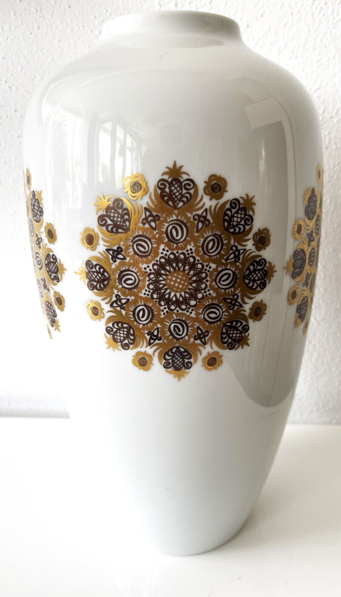 Bavarian porcelain vase H&C Heinrich Selb, Art Nouveau style