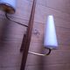 60's teak wall light from Maison Lunel