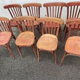 Set of 8 bistro chairs